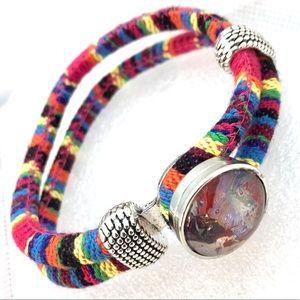 Bracelet Cotton Noosa Handmade 20mm snap SB20